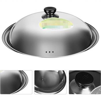 34/36/38/40cm Stainless Steel Lid for Cooking Pots