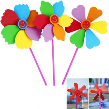 Children's Handmade Cartoon Windmill Craft Kit