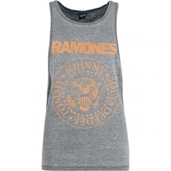 Ramones Mottled Grey Women's Top with Crest