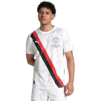 Puma Man City KS Club World Cup 25 Home Football T‑Shirt (White)