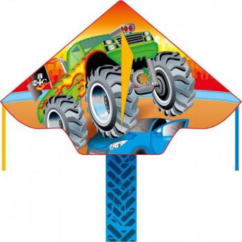 Monster Truck Einfacher Drachen Flyer