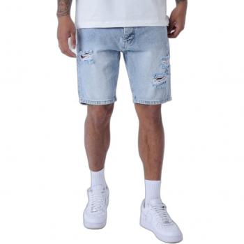 Project X Paris Denim Shorts T228002 Blu 34