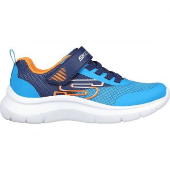 Zapatillas Skechers Skech Fast azul cian azul oscuro naranja infantil
