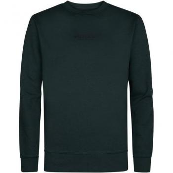 Petrol Industries Logo‑Sweater Herren 3XL – Dunkelgrünes Design
