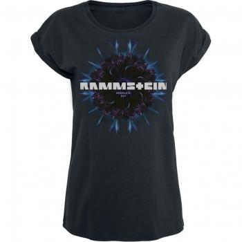 Rammstein T‑shirt Herzeleid Blume – Noir, femmes, S à 3XL