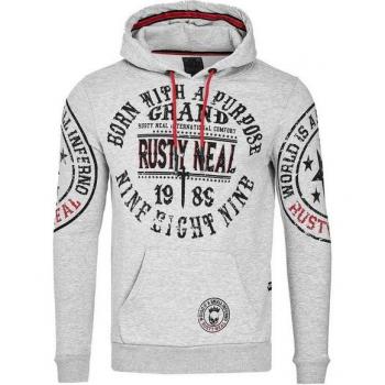 Rusty Neal „Urban Print“ Pullover – grauer Farbton, XL