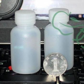 Botellas de reactivos selladas 30ml, boca fina, 30 Uds