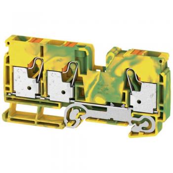 Protective Conductor Terminal Block, A3C 10 PE – 25 Pack (10 mm², Beige)