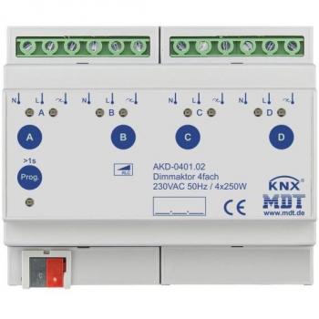 250W 4-Gang KNX Dimming Module
