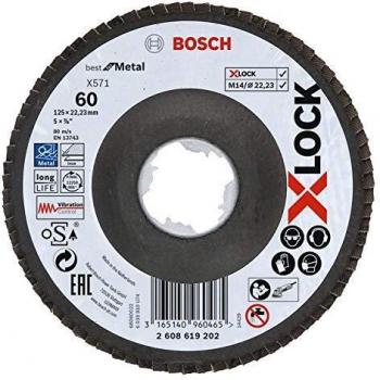 Bosch Disco de láminas X571 125 mm K80