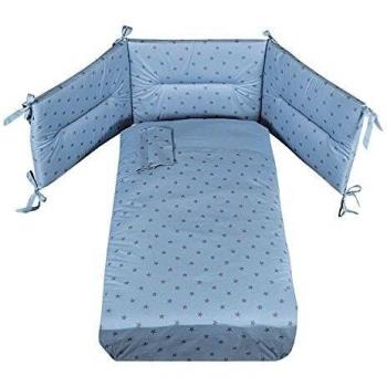 Set Completo di 3pz con Piumone Converse Stampato Picci Stella Azzurro