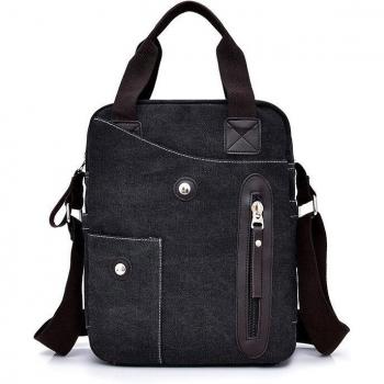 Bandolera Casual de Lona para Hombre para Viajes