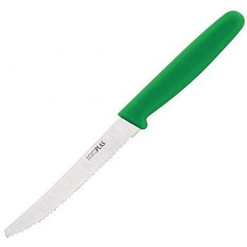 Serrated Tomato Blade, 10 cm, Green – Hygiplas Kitchen Tool