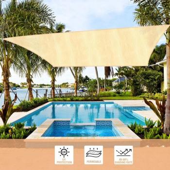 Sombra de Patio Rectangular 95% Bloqueador UV