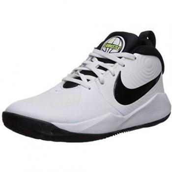 Nike Team Hustle D9 High Top Trainers, White, Size 7 US
