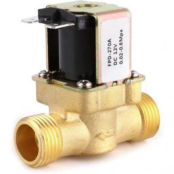 Bobine électrovanne en cuivre 4 points DC 12V pour chauffe-eau