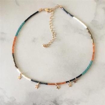 Adjustable Miyuki Tila Jewelry Necklace for Women