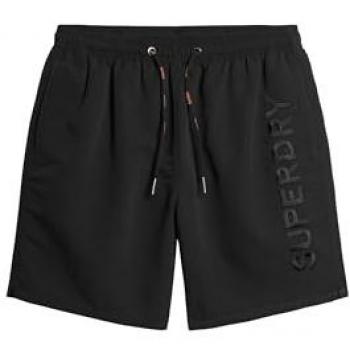 Superdry Costume da Bagno 17'' Premium Nero XL
