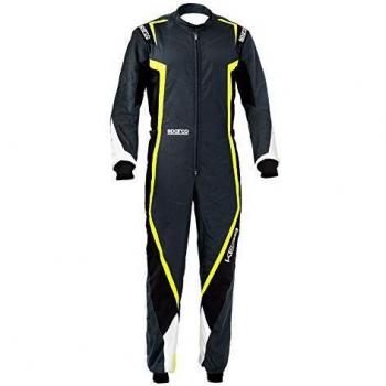 Tuta K44 Curb Donna, Grigio/Nero/Giallo