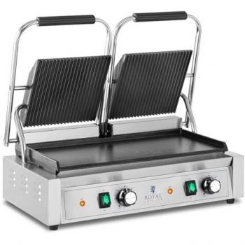 Panini Doppio 3600 W, Plaques Rainurées et Lisses