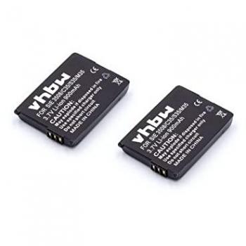 2x Vhbw Battery Replacement for Siemens V30145-K1310-X132, V30145-K1310-X12T Wireless Phone (900mAh, 3.7V, Li-Ion)