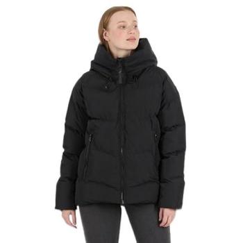 Steppjacke „Cessi“ – wasserfest, Kapuze, L, schwarz
