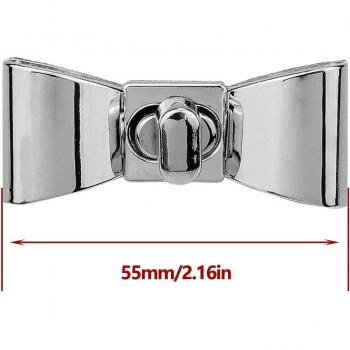 Leather Handbag Turn Lock Clasp