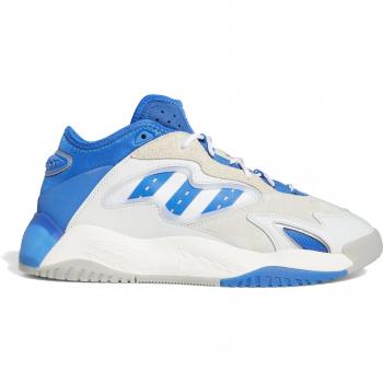 Adidas Streetball II Sneakers White/Blue Multicolor Male Size 8 2/3 UK