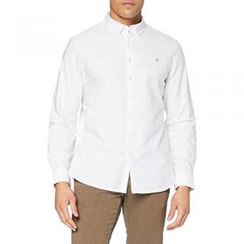 Farah Men's Slim Fit Long Sleeve Oxford Shirt