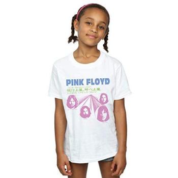 Pink Floyd One of These Days Youth Cotton Shirt for Girls, Size 3–4 Years – White