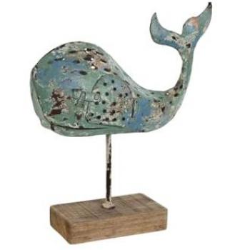 Adorno de Ballena Mediterránea 29 x 8 x 32 cm