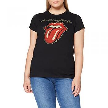 Plastered Tongue T-Shirt für Damen von The Rolling Stones