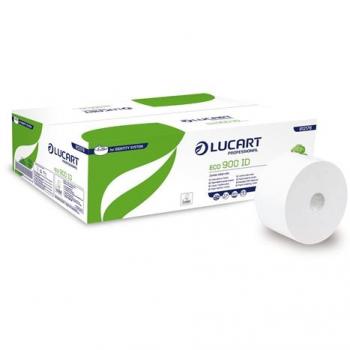 Lot de papier hygiénique blanc 900 F – 12 feuilles – Lucart