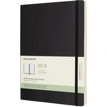 Diario Moleskine Settimanale Extra Grande 2018 – 18 Mesi Soft