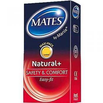 Mates Natural Easy Fit Condoms 2x12 Pack
