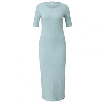 QS by s.Oliver Damenkleid, Maxi-Style, Rundhals