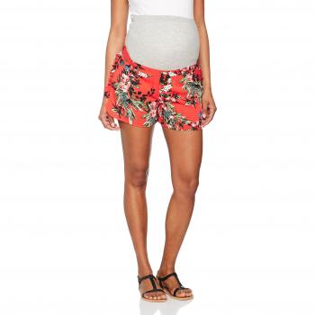 MAMALICIOUS Mlcuba Woven, Pantalones Cortos Premamá, Multicolor, Talla S