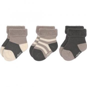Pack LÄSSIG de 3 Calcetines Rizo Topo Antracita para Niños