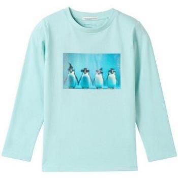 Tom Tailor Langarmshirt aus Baumwolle mit Fotodruck