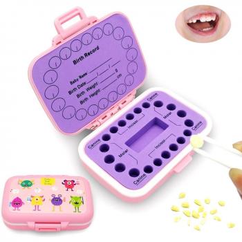 Recipiente encantado para dientes de niño