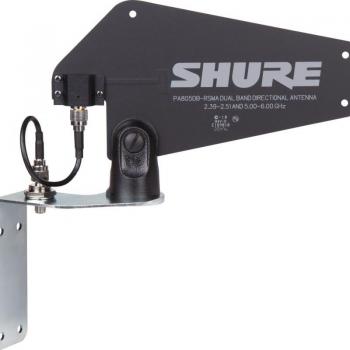 Antenne Directionnelle Passive Double-Bande Shure PA805DB-RSMA pour Systèmes Sans Fil GLX-D+