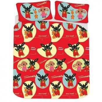 Bing Bunny Woosh Bettbezug-Set für Kids blau rot