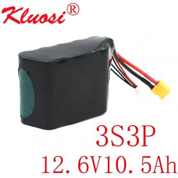 KLUOSI 3S3P 12V 10.5Ah Battery for Parrot Disco