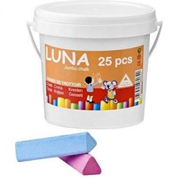 Pot de 25 craies triangulaires pour trottoir