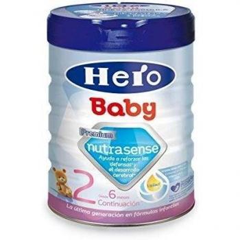 Hero Baby 2 Leche de Continuación en Polvo, desde los 6 Meses, 800g