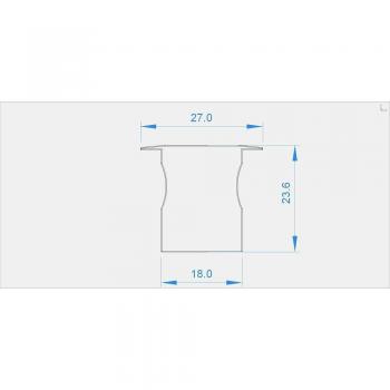 C-P-ET-04-12 Endcap (2x) in Grigio