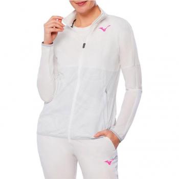 Mizuno Women's Charge Printed Jacket White XL