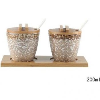 Bamboo Salt and Pepper Shaker Set