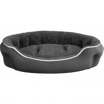 Cuccia RelaxCoccole 75x65x20cm in Poliestere Grigio Oscuro