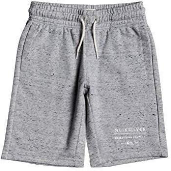 Quiksilver Short Garçon Easy Day, Molleton, Gris Clair, XL EU